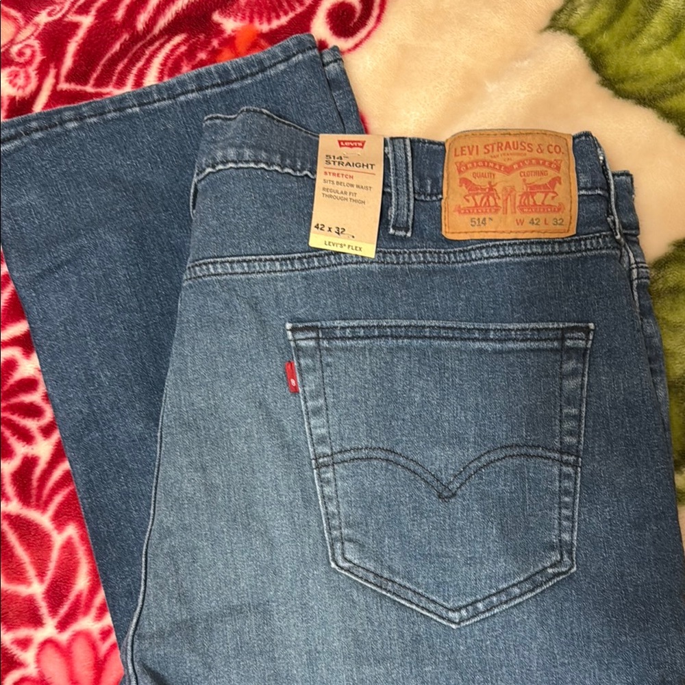 Men’s Levi's Blue Straight Jeans Classic Denim Style, new with tags